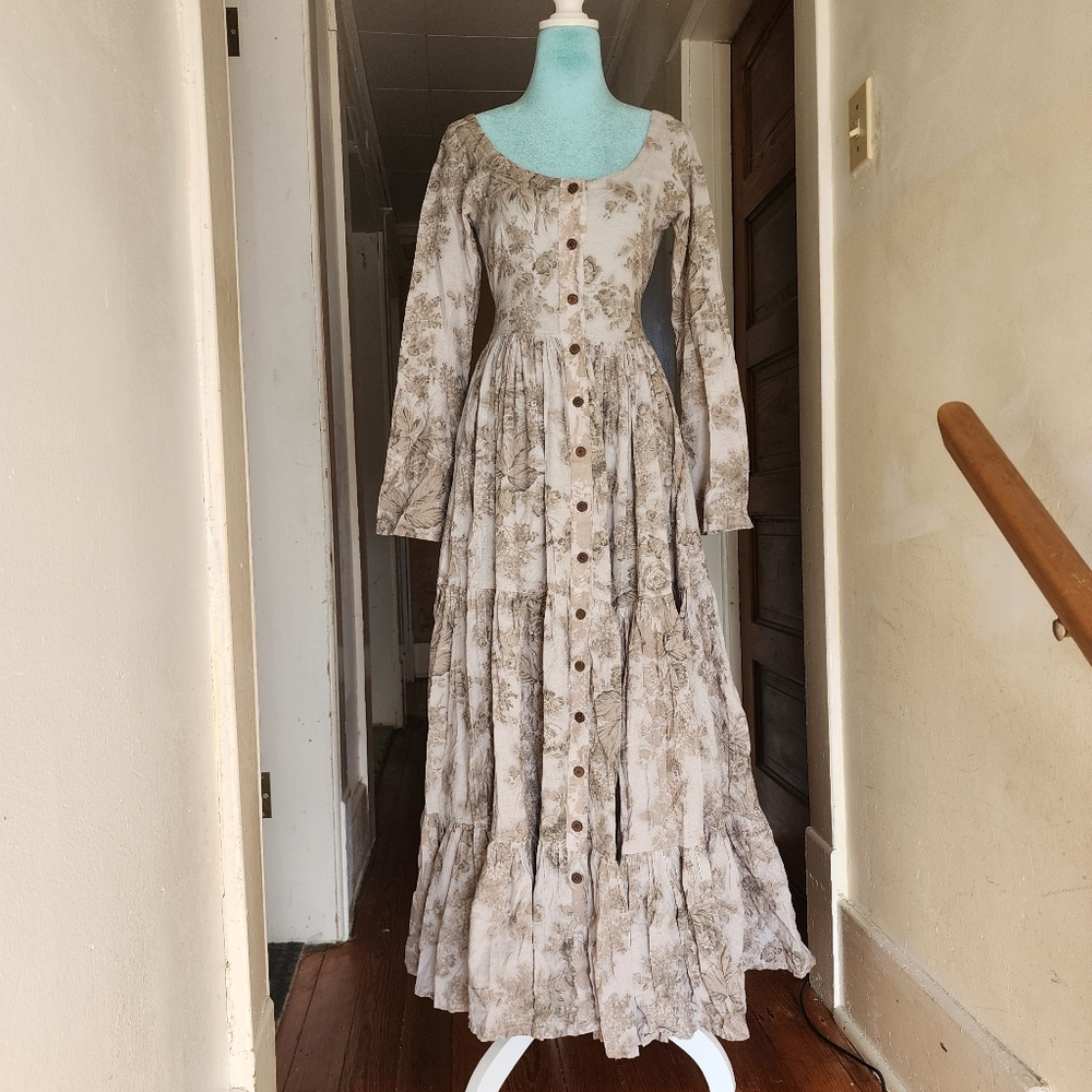 TimJan Design Floral Maxi Dress